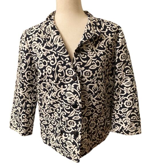 Liz Claiborne Designer Brocade Jacket - Picture 1 of 11